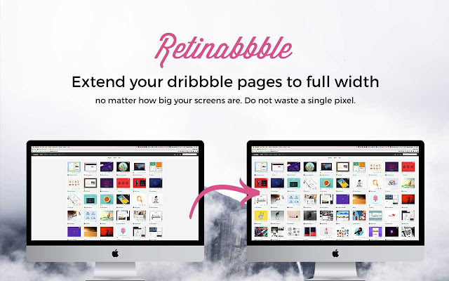 Retinabbble chrome extension