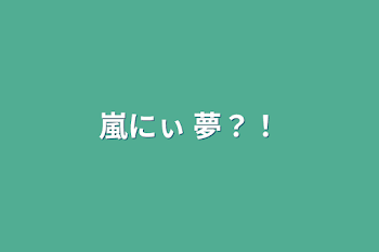 「嵐にぃ    夢？！」のメインビジュアル