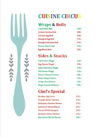 The Cuisine Circus menu 5