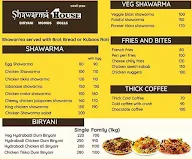 Shawarma House menu 1