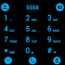 Theme RocketDial Flat B Blue icon