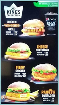 Burger King menu 2