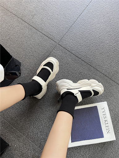 Title 5, Mary Jane Womens Shoes Velcro Hollow Sneakers ...