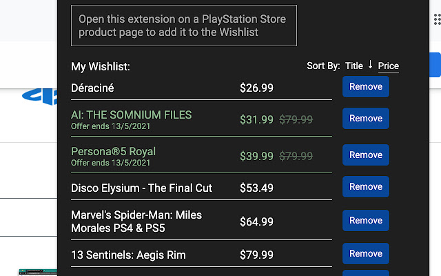 PS Store Wishlists On Web Browsers Has Finally Been Added Back By Sony -  PlayStation Universe