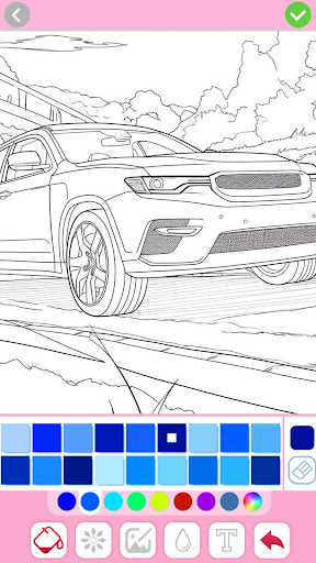 Screenshot Car coloring games - Color car