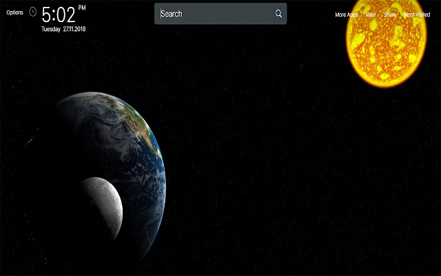 Planets Wallpapers New Tab