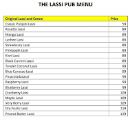 The Lassi Pub menu 1