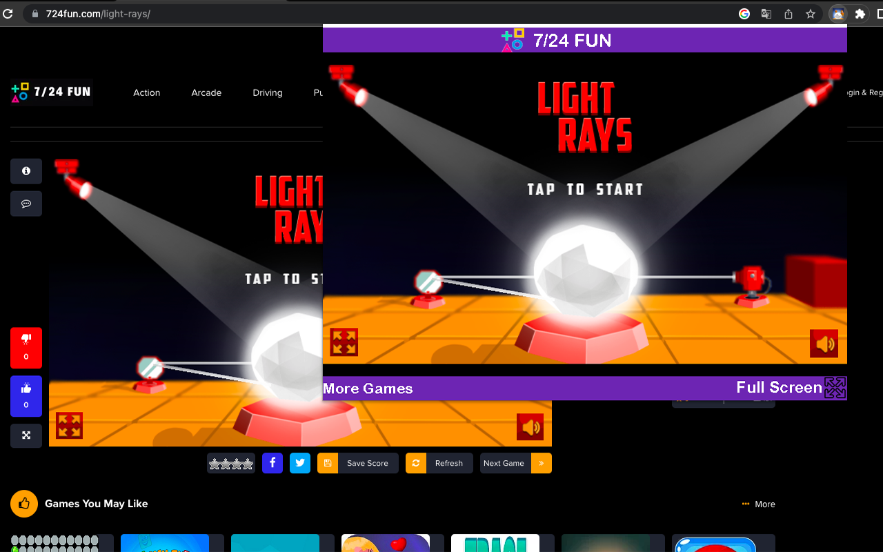 Light Rays Game - Html5 Game Preview image 1