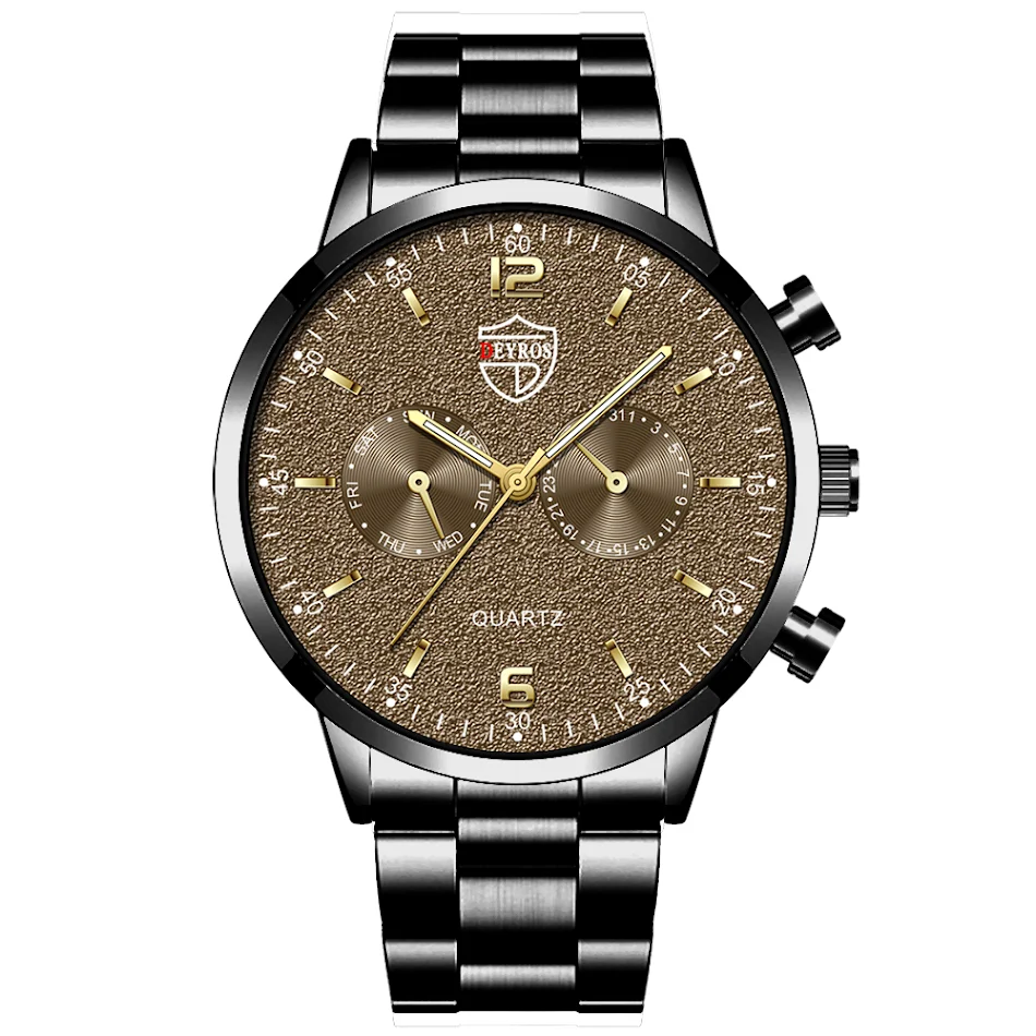 Reloj de cuarzo luminoso con calendario para hombre — Visibilidad superior, precisión y estilo en tu muñeca.
