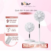 Quạt Cây Đứng Bear Dfs - D47F2, Quạt Cây 9 Cánh Siêu Mát Có Điều Khiển Từ Xa, Hoạt Động Êm Ái Bảo Hành 18 Tháng