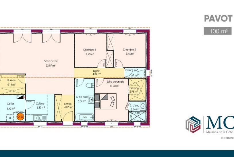  Vente Terrain + Maison - Terrain : 700m² - Maison : 100m² à Camblanes-et-Meynac (33360) 