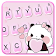 Thème de clavier Cute Pink Panda icon