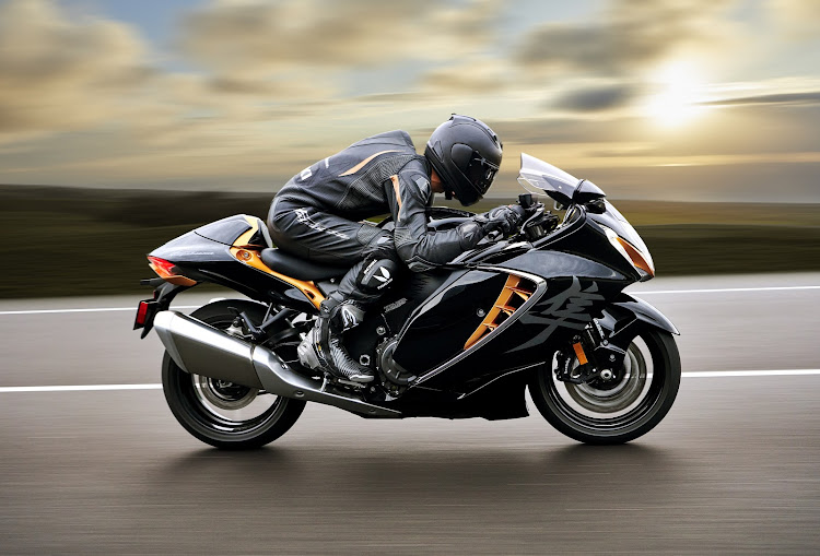 The new Hayabusa has redesigned bodywork but retains the famous seat hump. Picture: SUPPLIED