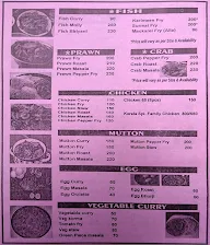 Kerala Restaurant menu 2