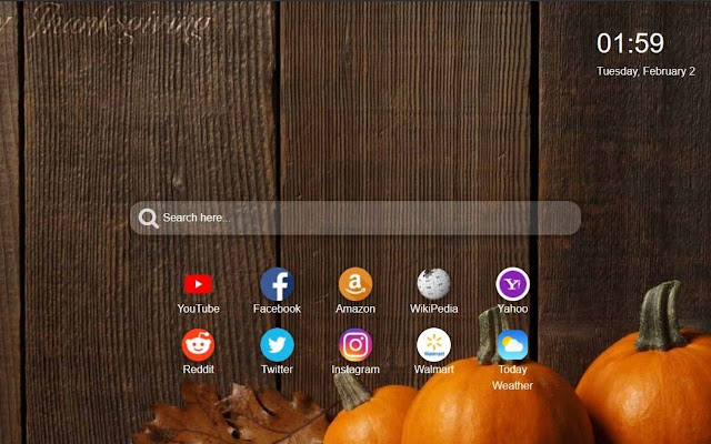 Thanksgiving Wallpaper HD New Tab Theme