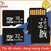 [Giá Hủy Diệt] Thẻ Nhớ 32Gb Tốc Độ Cao Class 10 Camera, Điện Thoại - Sonako