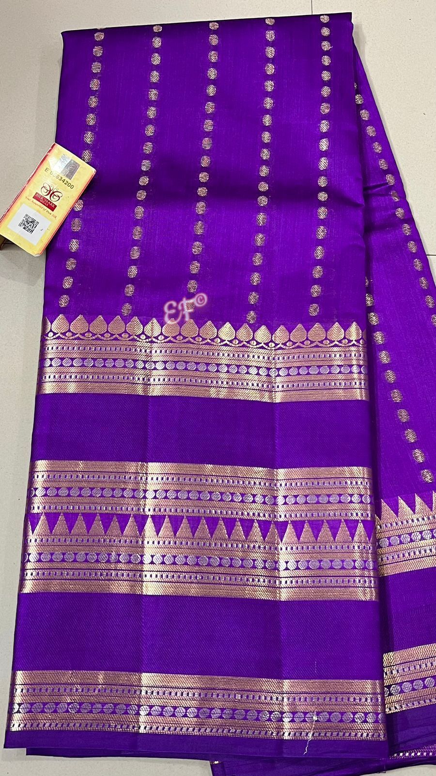 Pure Handloom Dola Kaatan Silk Sarees