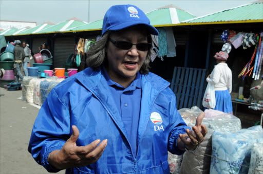 Democratic Alliance's Patricia de Lille. File photo