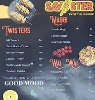 Hunger Twister menu 2