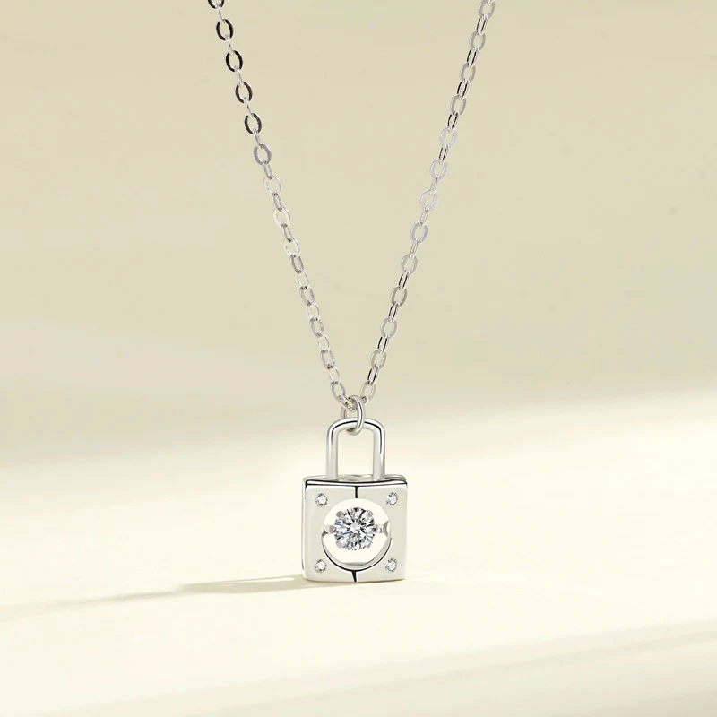 Title 5, Collier intelligent cœur cadenas femme, court, ...