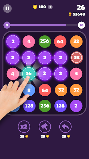 Pop n Pop Connect Dots, Merge Numbers