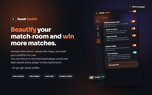 Faceit Toolkit screenshot 1