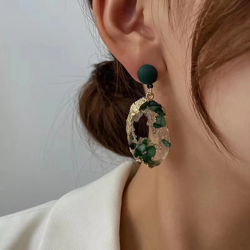 Title 4, Pendientes especiales de moda geométrica con es...