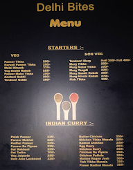 Delhi Bites menu 1