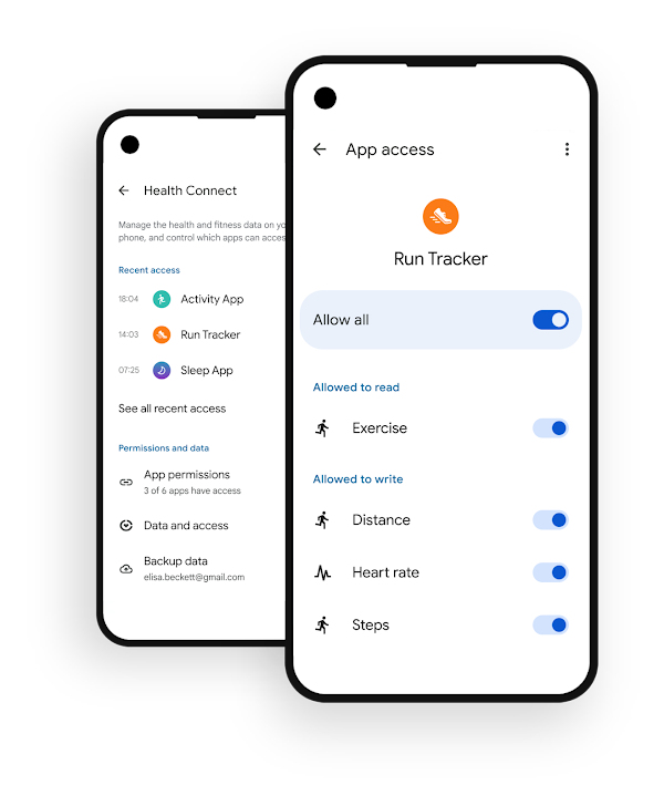 Imagen para Health Connect de Android