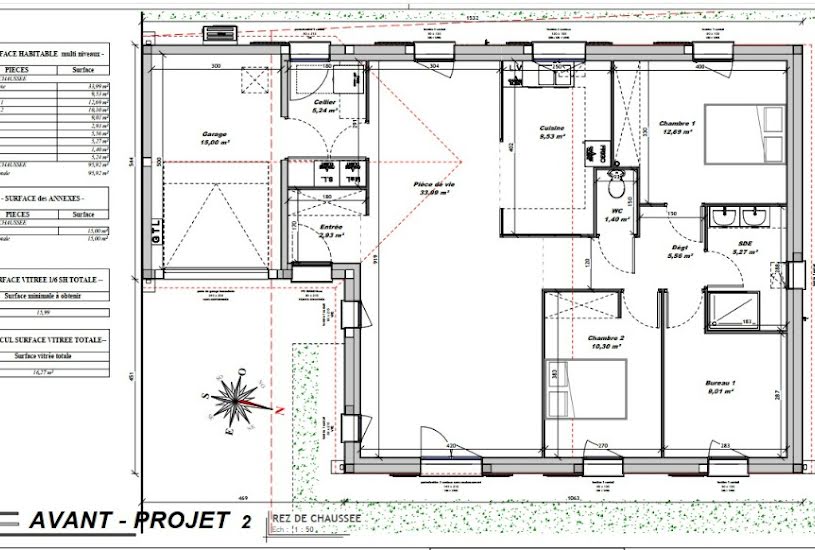  Vente Terrain + Maison - Terrain : 502m² - Maison : 95m² à Saint-Porchaire (17250) 