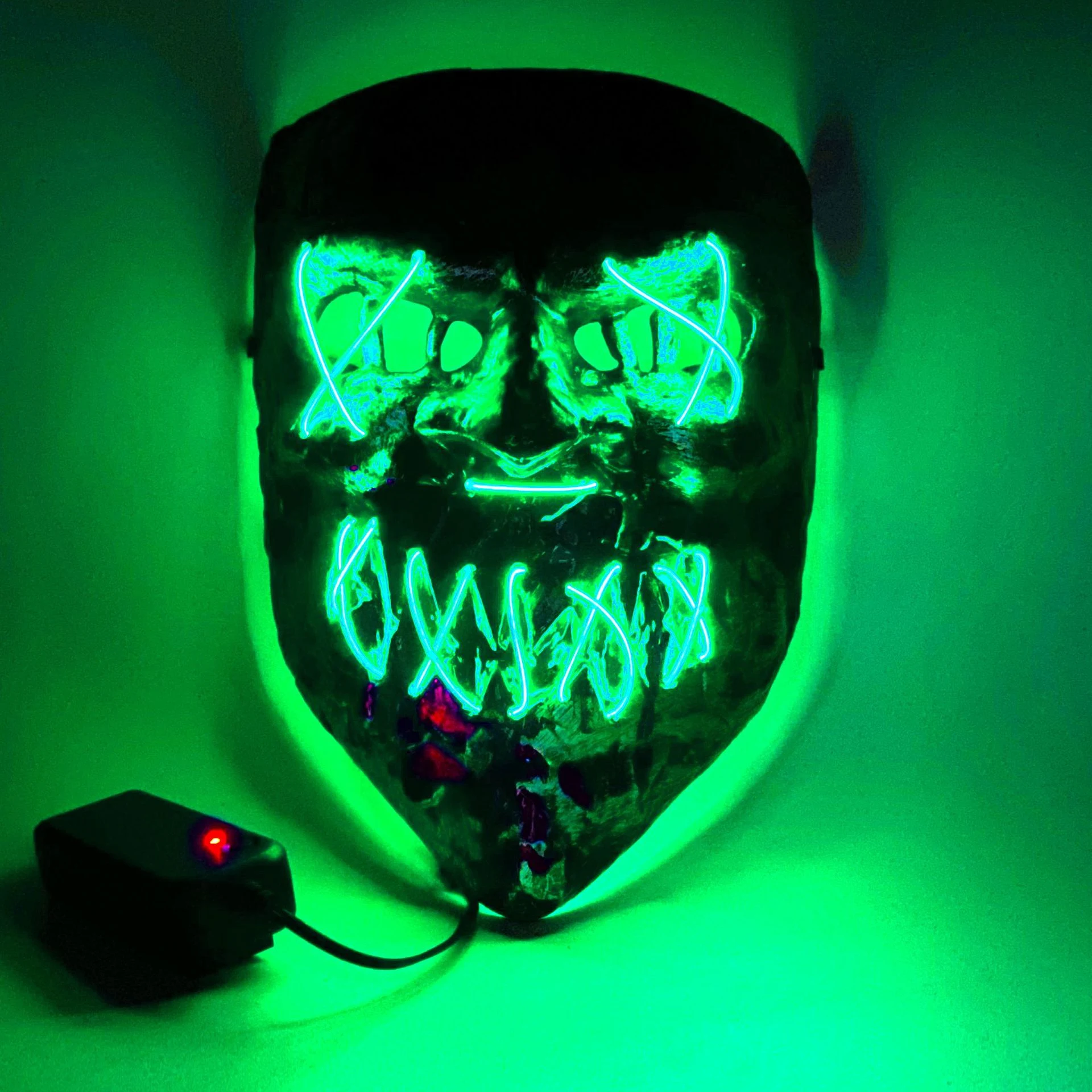 Title 1, Koude LED Masker Halloween Horror Prop Maak een...