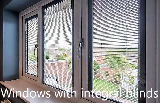 Windows with integral blinds