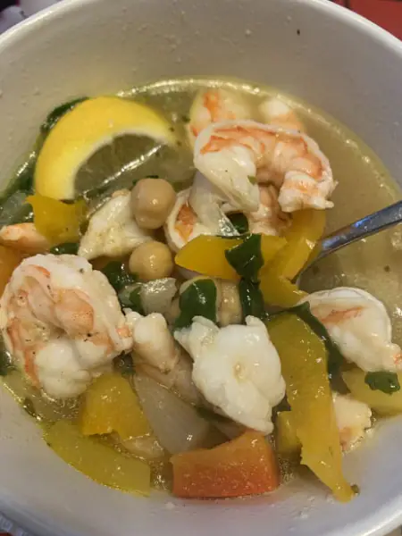 Prawns Lemon Pepper Coriander Soup