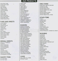 Shyam Sundar Taste Point menu 1