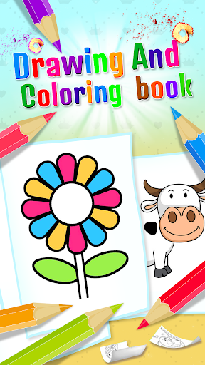 Screenshot Drawing and Coloring Book Game