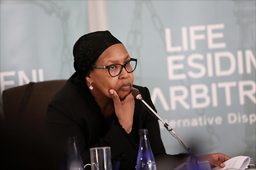 Former Gauteng Health MEC Qedani Mahlangu Picture: ALON SKUY