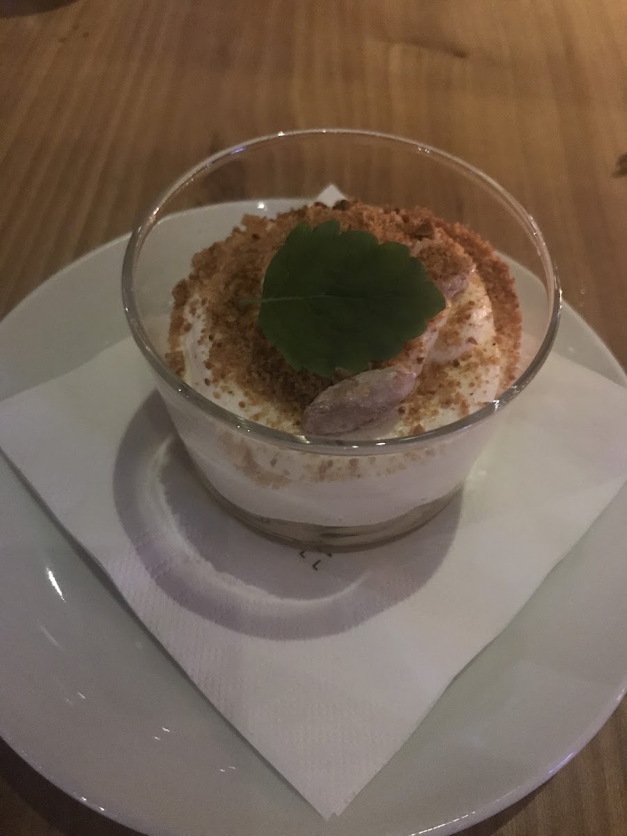 White chocolate mousse