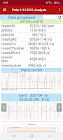 ECG Analysis for Polar H10 Screenshot