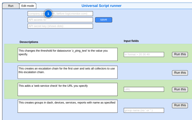 Universal script runner chrome extension