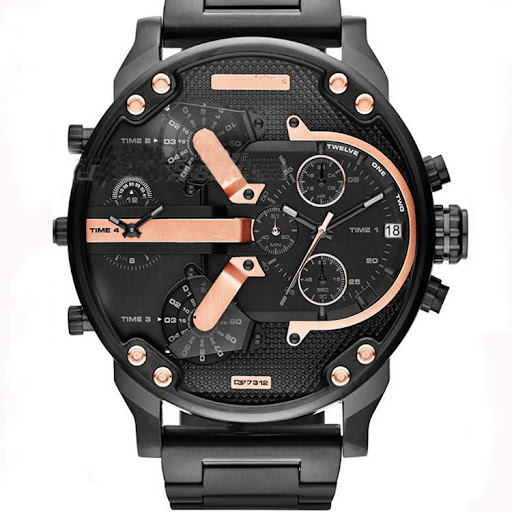 Title 14, Stainless Steel Band Quartz Watch for men and w...