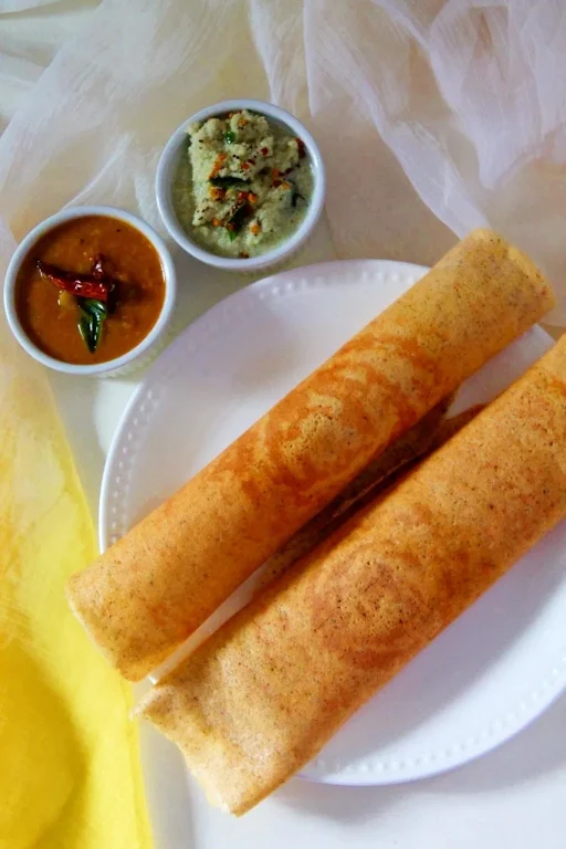 Tangam Paper Plain Dosai +Sambar, Chutneys, & Gunpowder