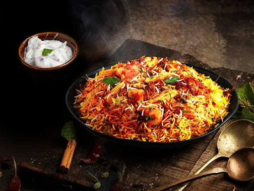 Charcoal Veg Biryani [Serves 1]