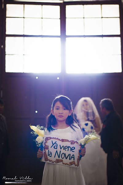 Fotógrafo de casamento Ronal Villanueva (ronalvilla). Foto de 14 de fevereiro 2019