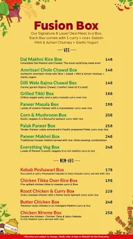 BOX8 - Desi Meals menu 8