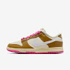 dunk low se bronzine/playful pink/alabaster/coconut milk