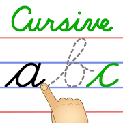 Toddlers Abc Cursive Writing  Icon