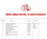 New Limra Hotel & Restaurant menu 1