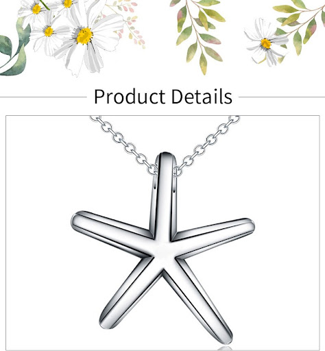 Title 1, Simple Starfish Necklace