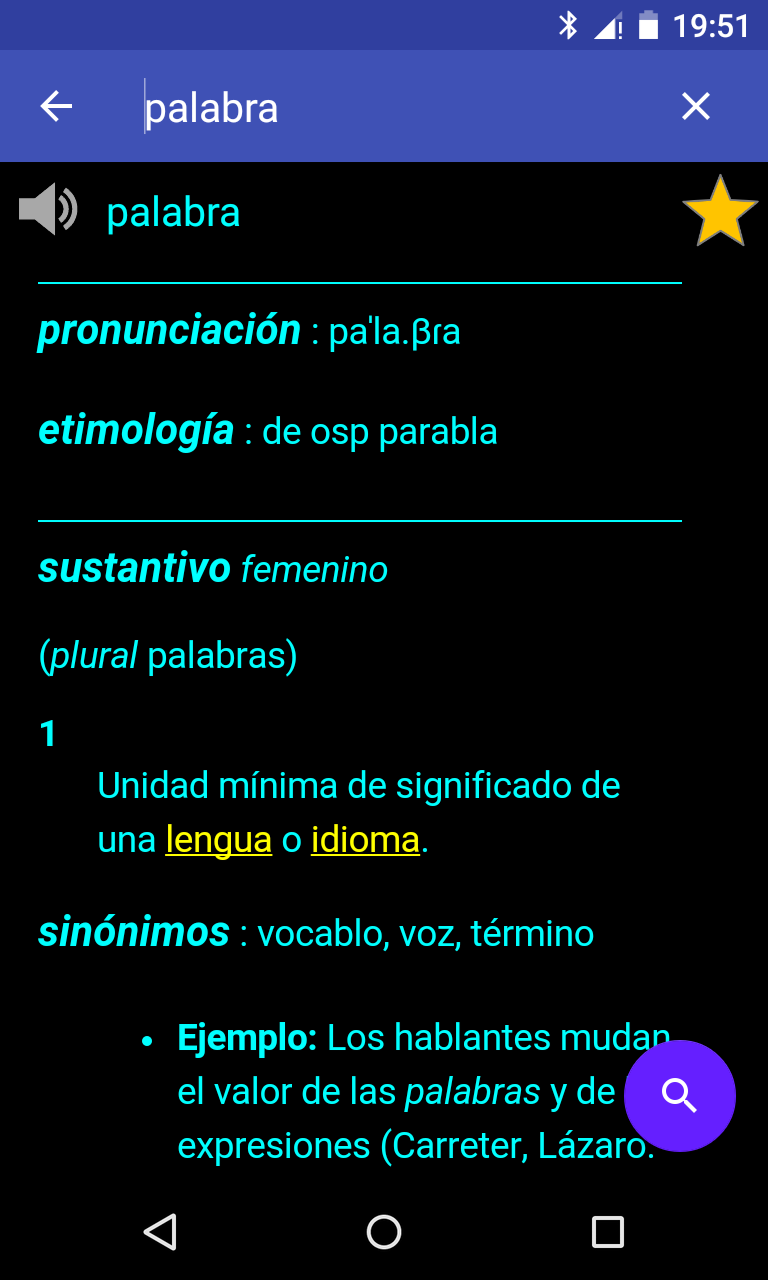 Android application Spanish Dictionary - Offline screenshort