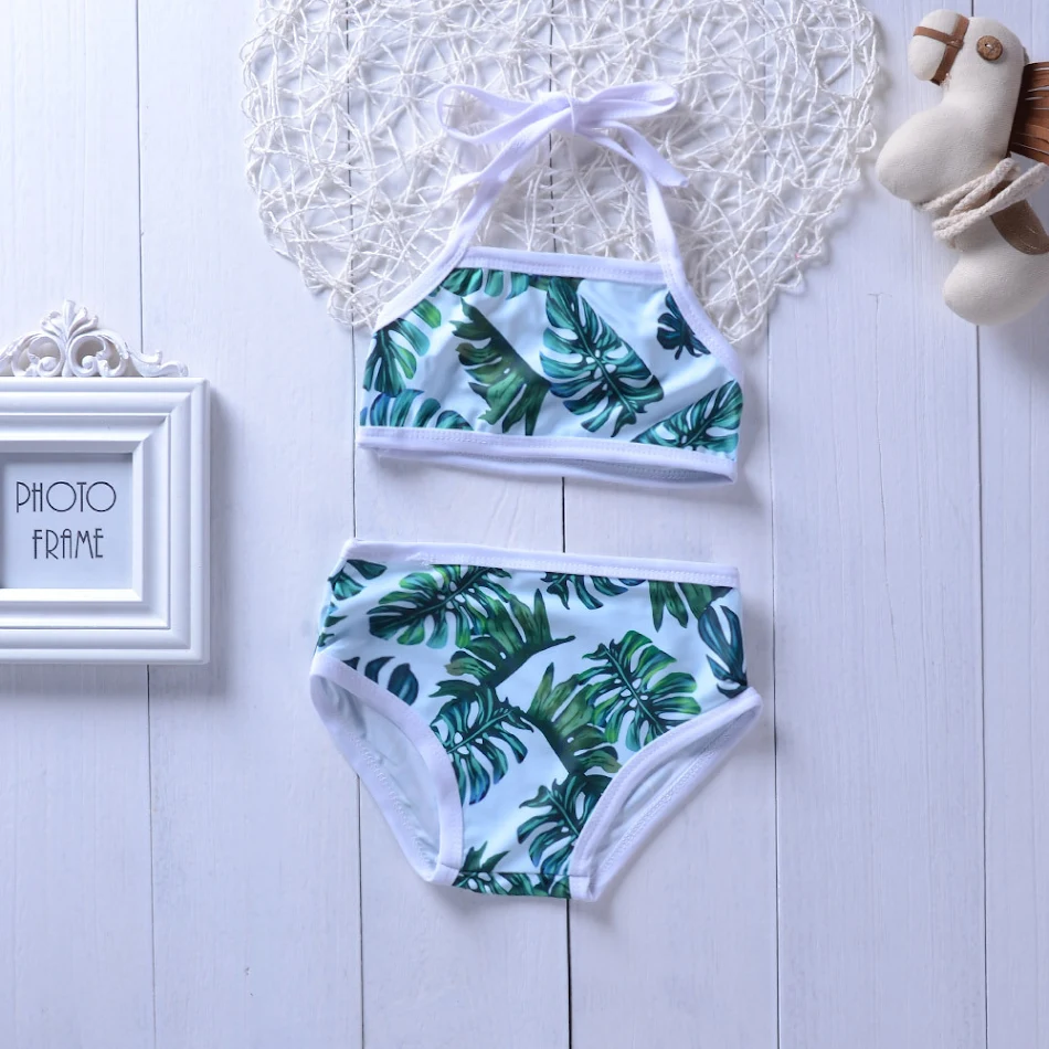 Baby meisjes zwempak 2-delig Zomer Kinderen Gesplitste badkleding Meisjes UV-bescherming Sneldrogend Comfort